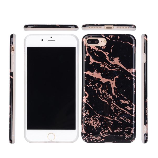 Iphone 8(plus)/7(plus) TPU gilding marble case, Iphone 8(plus)/7(plus) protective TPU case, Iphone 8 plus accessories