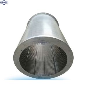 304 stainless steel strainer drum screen basket for paper production line