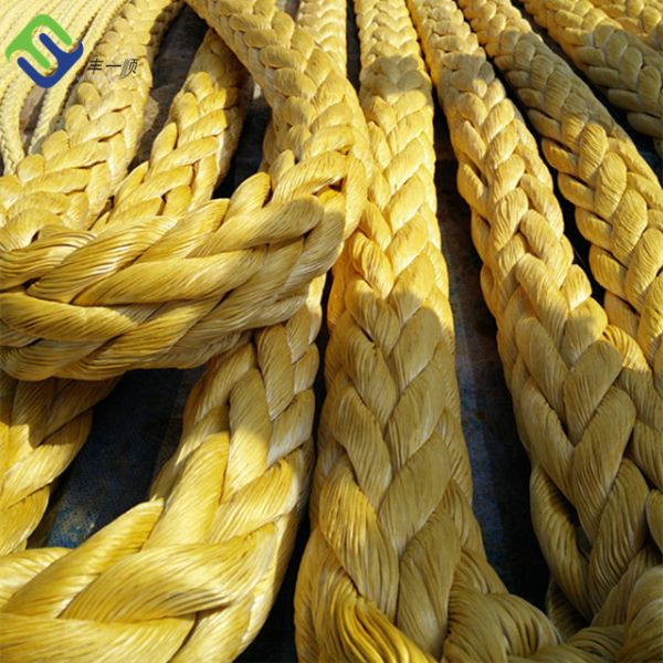 Buy Mooring 12 Strand Uhmwpe Rope Synthetic 48mm Heavy Duty Chemical Resistance at wholesale prices