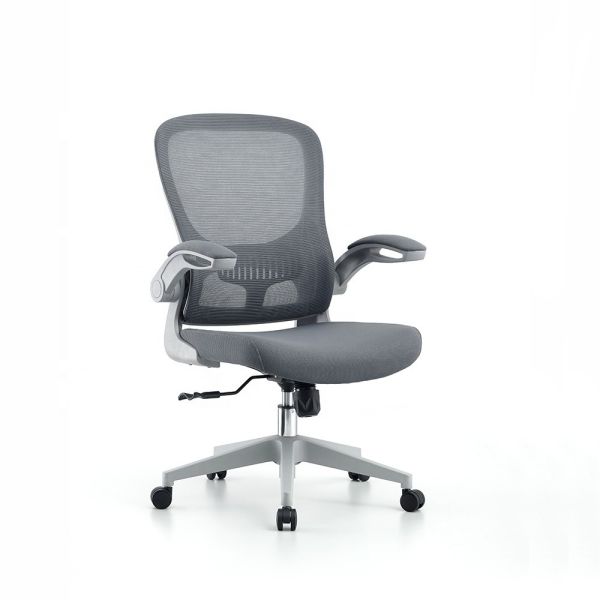 Adjustable Grey Mesh Swivel Executive Foam Ergonomic Office Chair for Home/Hotel