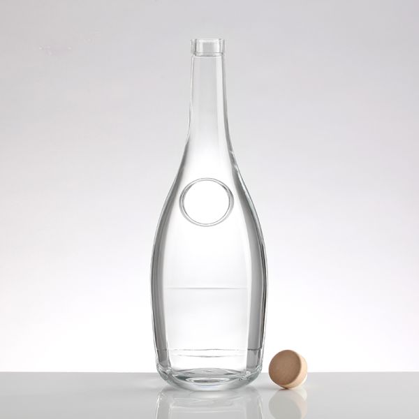 Whiskey Bottle Cork 500ml 750ml 1000ml Made of Super Flint Glass for Customization