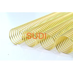 Nylon Coated 1/4'' 6.4mm Metal Binding Spines