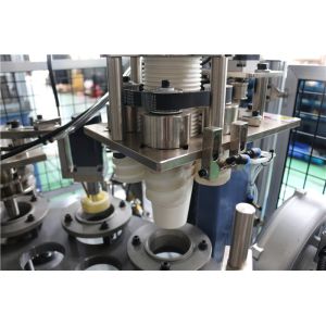 Ultrasonic Heating Double Wall Paper Cup Making Machine For Hot Drink Cups