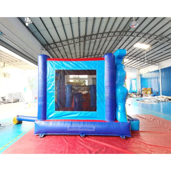 Super Hero Inflatable Bounce House Combo For Festival Activity