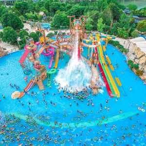 China Custom Manufacture Large Outdoor Commercial Water Play Equipment Kids