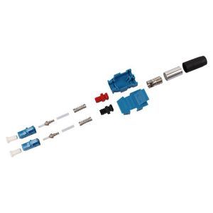Fiber Cable LC Connector , Duplex SM LC Connector With A Uniboot Design
