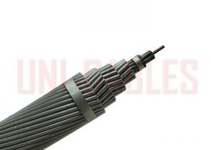 Quality IEC61089 Aluminum ACSR Conductor , DIN 48204 Transmission Towers Overhead Cable for sale