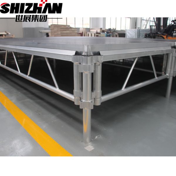 Anti-slip aluminium frame mobile stage platform for outdoor concert