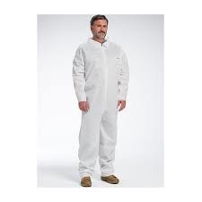 Xxl Disposable Waterproof Disposable White Protective Coveralls Ppe Suit