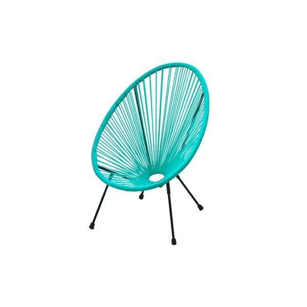 Buy Steel Frame Child Outdoor Rattan Chair KD Stackable at wholesale prices