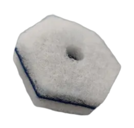 Environmentally friendly dissolvable Cellulose sponge composite scouring pad,