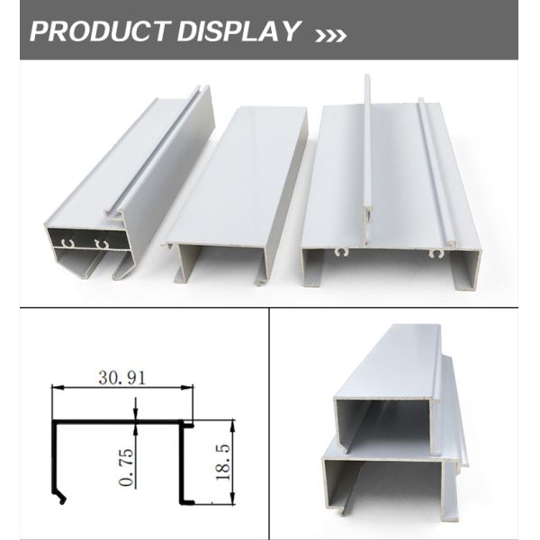 6061 Aluminium Window Profile , ODM Thermal Break Aluminum Profile T6