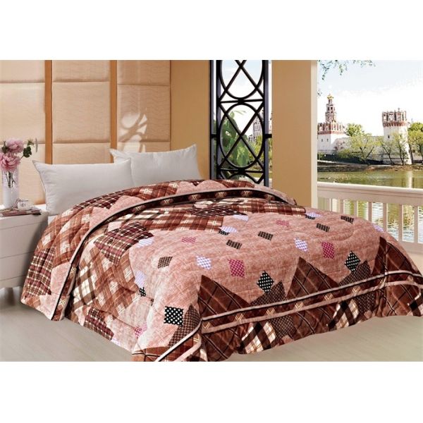 Buy Geometric Design Winter Quilt Sets Stitching 180x240cm 220x240cm multiple Sizes at wholesale prices