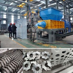 2ton - 3ton Rubber Tyre Shredder Machine Car Tire Shredder Customized