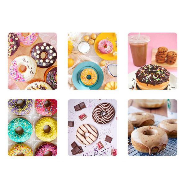 Fast Food Automatic Snacks Making Machine Electric Waffle Maker Baked Mini 6 Hole