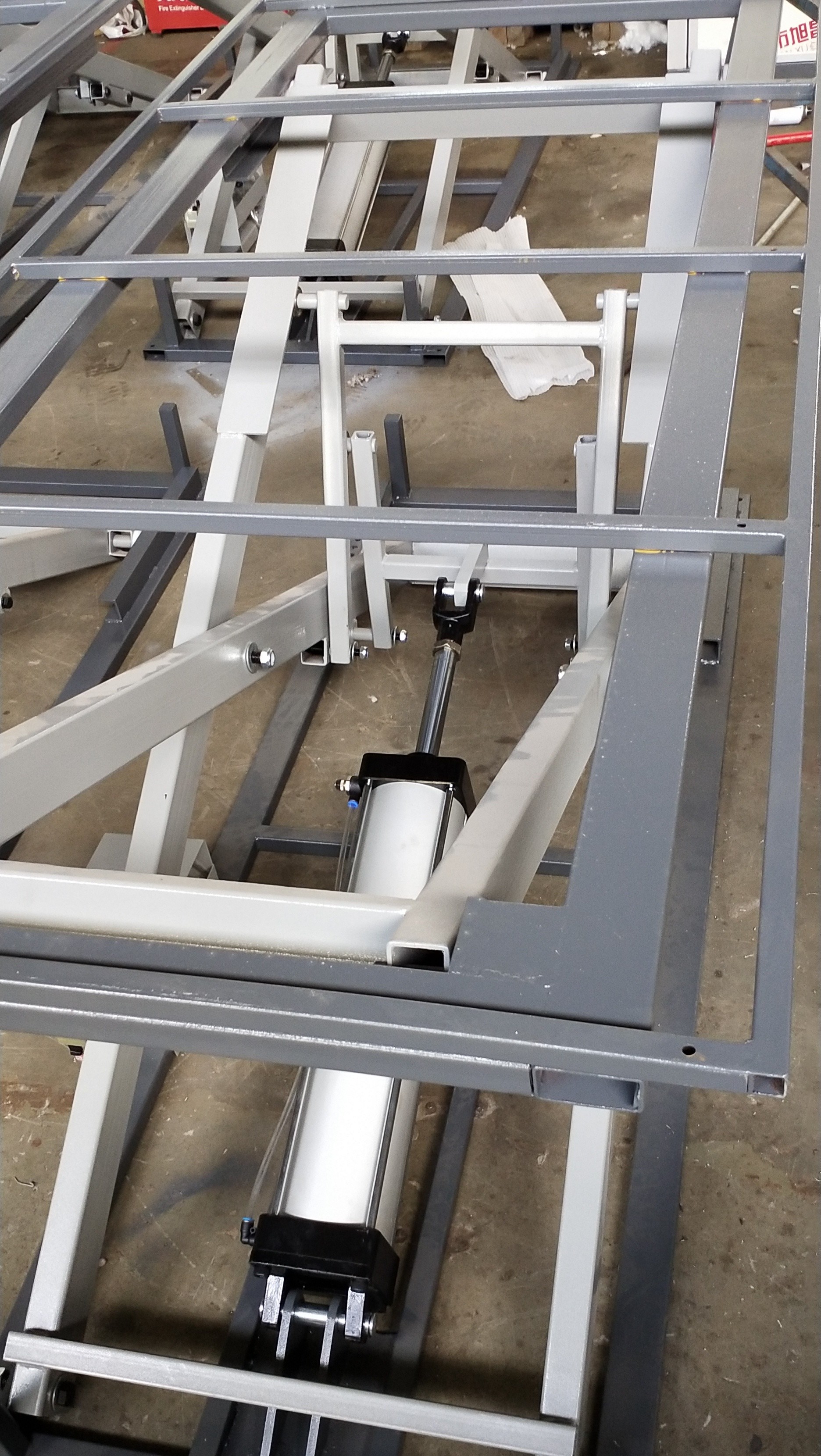 Quality Adjustable Height Range Sofa Pneumatic Lift Table Lightweight With CE Certification for sale