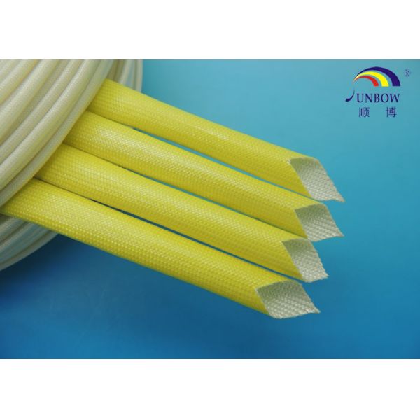 Wire Insulation Resin Coated Acrylic Fiberglass Sleeving for F Class Electrical