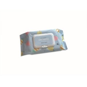 Strawberry Aroma Soft Adult Wet Wipes Comfortable Non Alcoholic