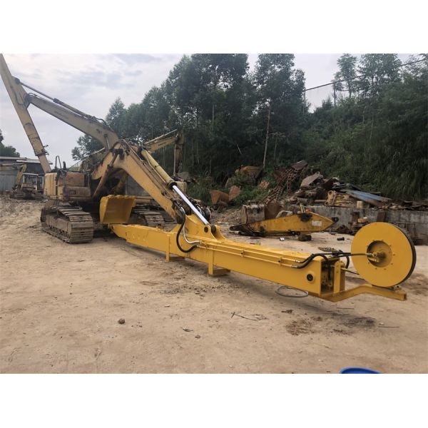 two section telescopic boom telescopic arm concrete pump excavator long reach boom