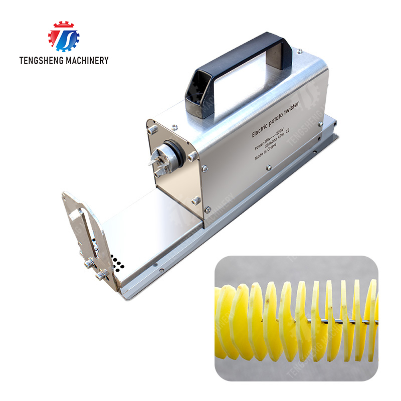 Quality Electric potato twister Potato processing production Machine fries Potato chips Potato flake for sale