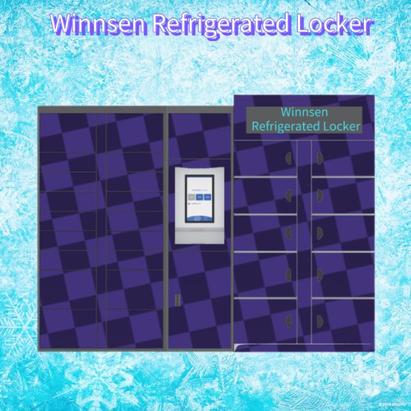 Winnsen Smart Refrigerated Cabinet Locker 240V Food Icecream Frozen Lockers