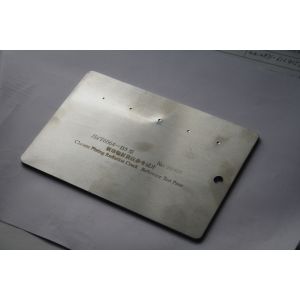 Aluminum Penetrant Calibration Block Non Destructive Testing With Heat Treatment