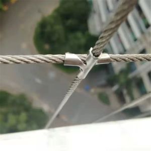 China Innovative 316 Stainless Steel Invisible Grille with 5cm Wire Distance Gap Window Safety on sale