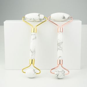 White Turquoise Jade Facial Roller