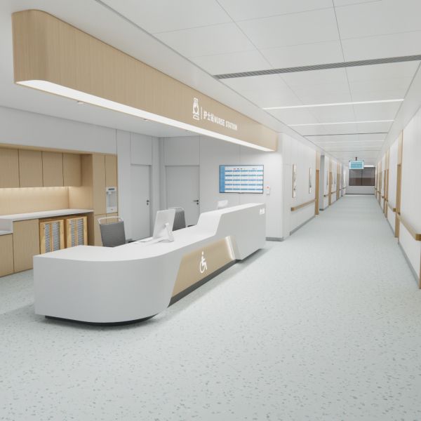 Buy Commercial Hospital Floor Vinyl with Antibacterial Easy-Clean Features at wholesale prices