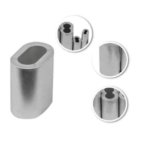 Galvanized Aluminum Ferrule 8 Shape and Oval Shape Aluminum Sleeve for Performance