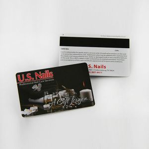 Plastic Blank Hico Magnetic Cards , PVC Loco Mag Stripe Printing