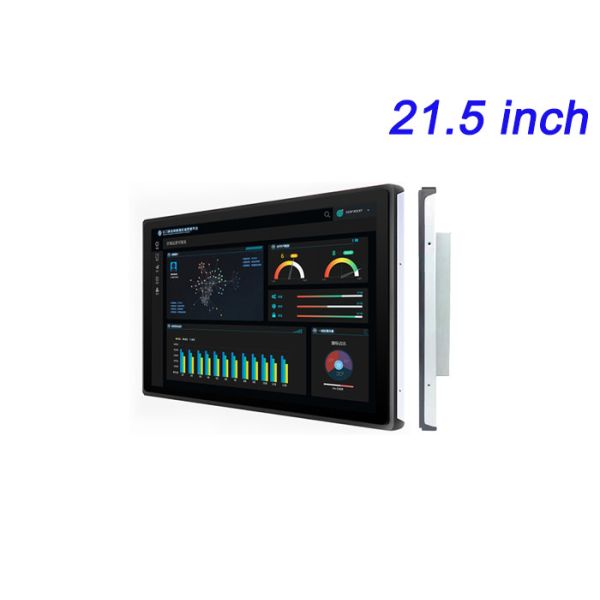 21.5-Inch Linux Touch Embedded Display for Logistics Dashboards, Smart Factories