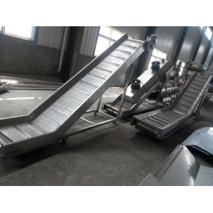 Quality Material Handling Plastic Modular Grain Flat Belt Conveyors for sale
