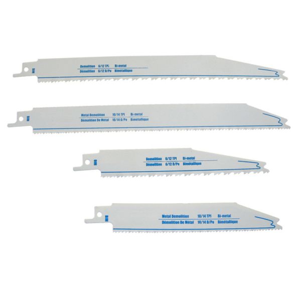 Reciprocating saw blade set 8pc Bi-Metal Demolition blade wood,wood with nails 10/14TPI 6/12TPI