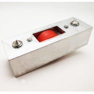 Aluminum Sliding Window Roller 1.0mm Thick Adjustable Nylon Wheel