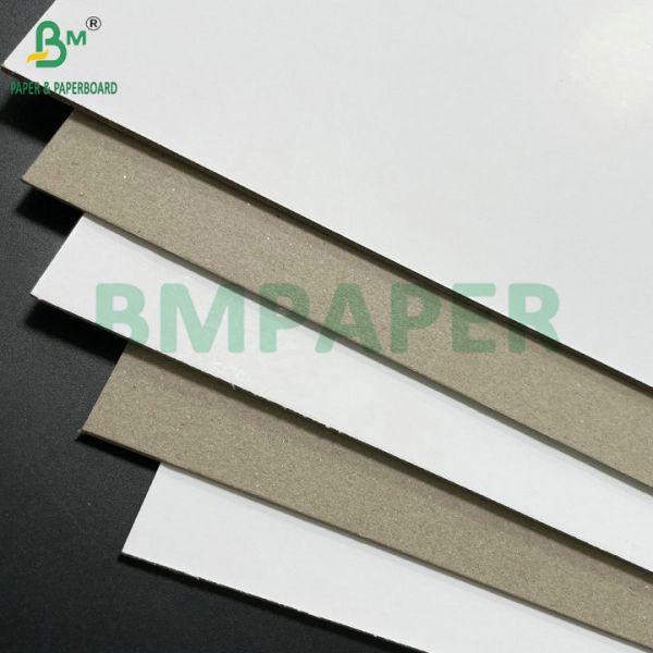 1.2mm 1.5mm Rigid Board With One White Face Grey Back For Jewelry Box