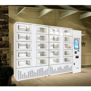 Quality Winnsen Self Service Modern Smart Refrigerated Cooling Locker For Fresh Food for sale