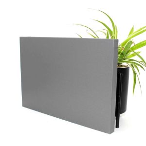 Matte grey PET Laminated MDF Panels 730kgs/Cbm Density