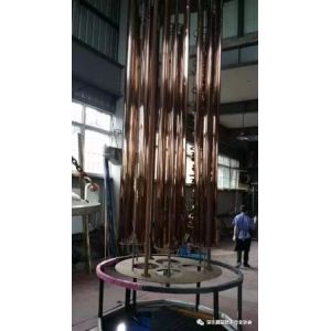 Stainless Steel Titanium Coating Machine , Large furniture PVD gold plating