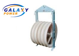 Quality Diameter 508x75mm Five Nylon Wheel Bundle Conductor Pulley For Quad ConductorTransmission Line Tool for sale