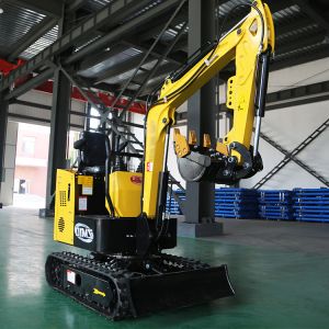 Orchard Digging Trenches Construction 1 Ton Micro Crawler Excavator