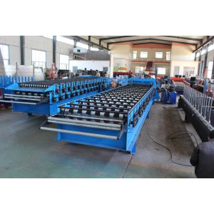 Semicircle Type Tile Roll Forming Machine For Roof And Wall Use