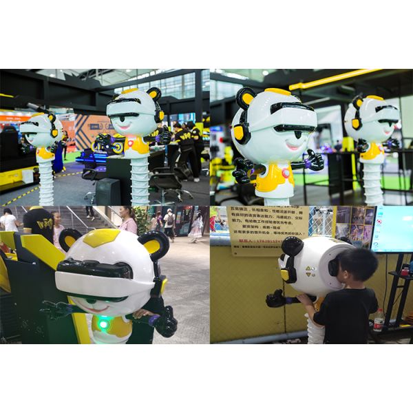 Self Service Kid Virtual Reality Simulator 9D One Player Adjust Height