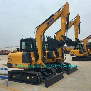 Yellow Color Heavy Digging Equipment , 6 Tonne Digger With Yanmer Engine XE60D