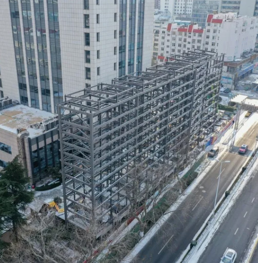 Bolt Concection Easy Install Prefabricated Steel Frame Automatic Car Parking