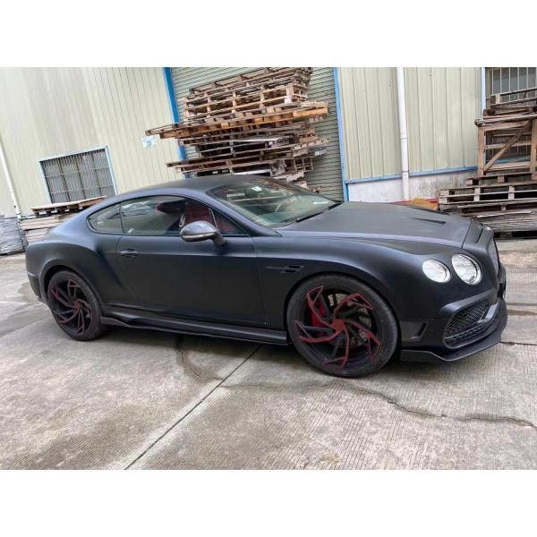 2014 - 2016 Bentley Continental Body Kit Plastic Front And Rear Spoiler Hoods