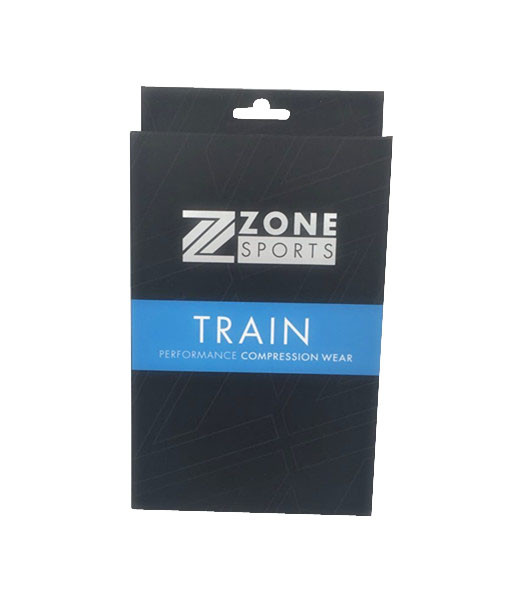 Buy Custom Silver Foil Stamping Underwear Paper Packaging Box With Hanger at wholesale prices