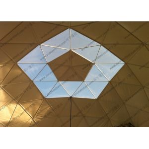 Customized PVC Cover Geodesic Dome Tent Convenient For Outside Event / Trade