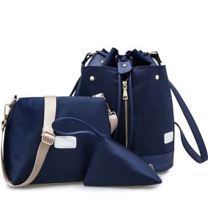 Europe 2016 new wild nylon backpack three-piece picture pack