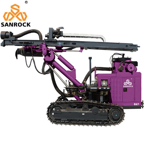Crawler Hydraulic DTH Drilling Machine Rotary Blast Hole Separated Mining